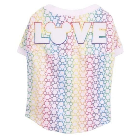 Dog T Shirt Disney Spirit Jersey Pride Rainbow EX Large Top Shirt MICKEY MOUSE - Picture 2 of 10